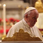 El Papa Francisco, durante la celebración de una misa