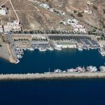 Imagen aérea del Puerto de Carboneras