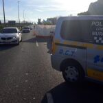Lugar del accidente en el que ha perdido la vida el joven