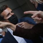 El presidente del PP, Pablo Casado