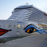 Crucero AIDAnova, atracado en Lisboa por un brote de Covid-19