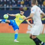 Martín Calderón con el Cádiz.
