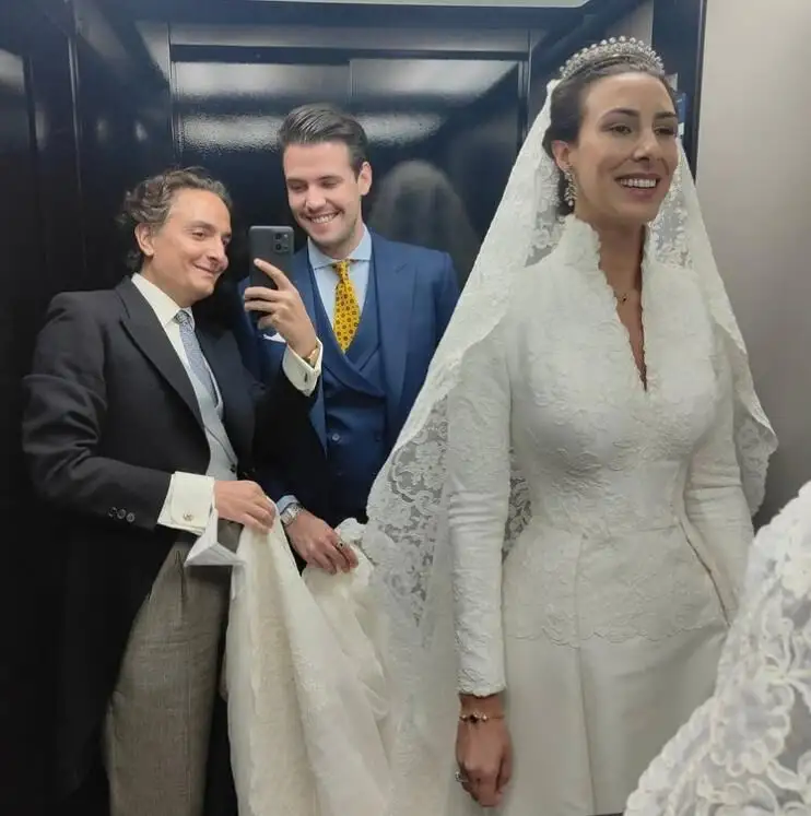 Casilda Herrero Solís, vestida de novia