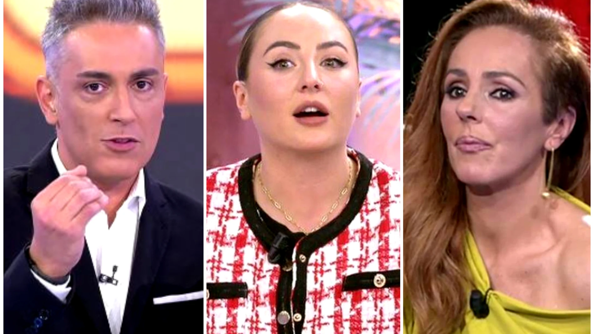 Kiko Hernández, Rocío Flores y Rocío Carrasco