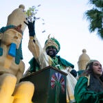 Detalle de la Cabalgata de Reyes Magos, a 5 de enero de 2022 en Granada.