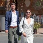 La cantante Chenoa con su novio Miguel Sánchez Encinas en Madrid
