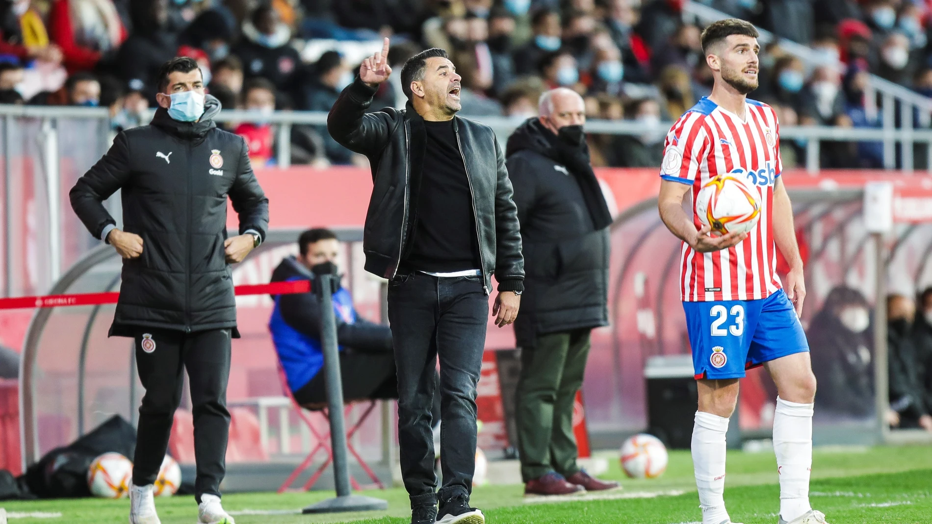 El entrenador del Girona FC, Míchel