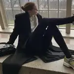 Marie von Behrens-Felipe con look deportivo y elegante.