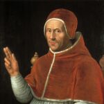 Retrato del Papa Adriano Vi hecho por el pintor Jan van Scorel