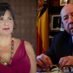 La diputada andaluza Teresa Rodríguez y José Utrera Molina, que era ministro-secretario general del Movimiento en 1974