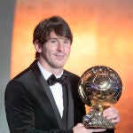 Messi, con su segundo Balón de Oro