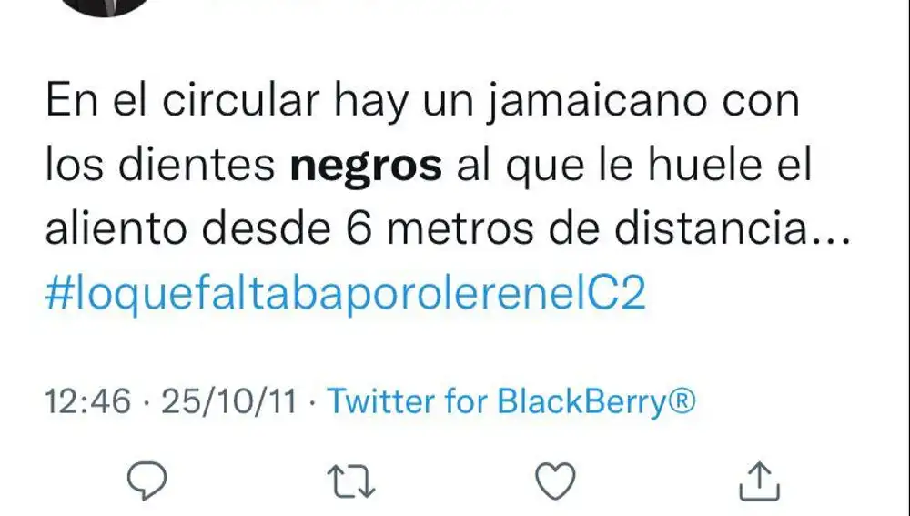 Comentario racista del dirigente de Vox