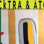 Cartel anunciador de la exposición 'ElecKtra & Átomo, los gemelos del siglo XXI'