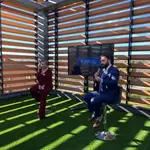 El concejal delegado de Innovación y Emprendimiento, Ángel Niño, y la concejala de Moncloa-Aravaca, Loreto Sordo