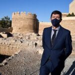 El vicepresidente del Gobierno andaluz, Juan Marín, en la Alcazaba de Almería