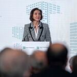 La ministra de Industria, Comercio y Turismo, Reyes Maroto, interviene en la XII edición de Spain Investors Day (SID), en el Hotel Ritz, a 12 de enero de 2022, en Madrid, (España)