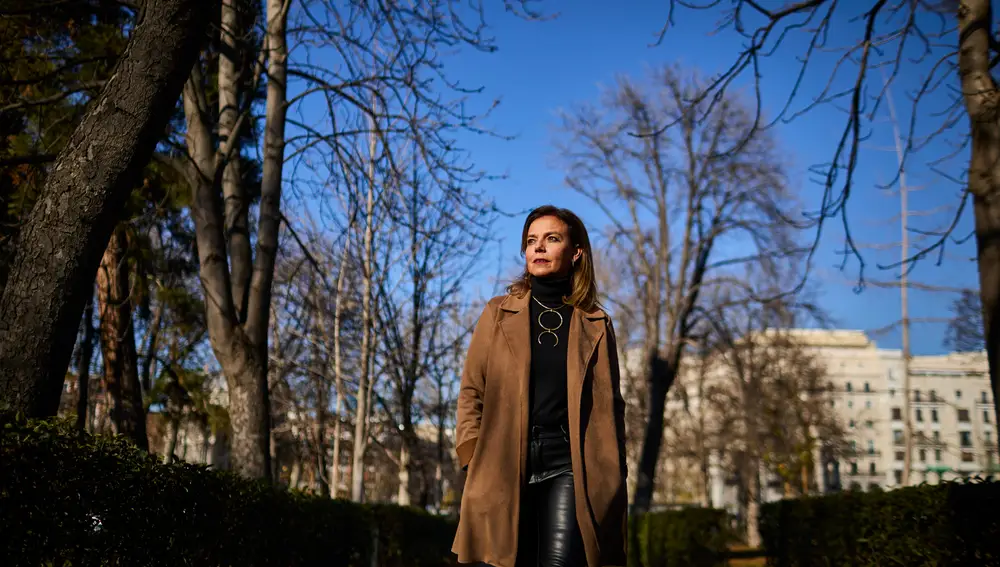 Almudena Maíllo, en el parque del Retiro