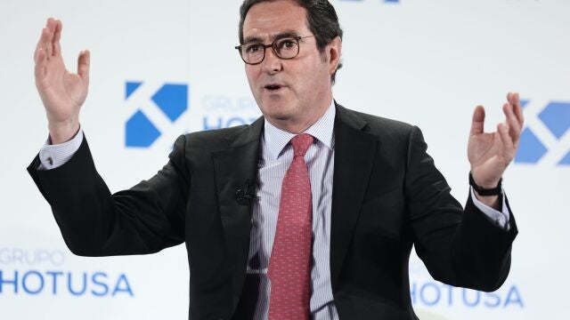 El presidente de la CEOE, Antonio Garamendi