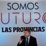 El president de la Generalitat, Ximo Puig, participa en el debate "El futuro de la Comunitat Valenciana", organizado por el Foro Somos Futuro de Las Provincias