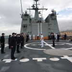 El BAM «Meteoro» partió ayer de Las Palmas como buque de mando de la SNMCMG-2