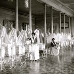 Sala de bebés de la inclusa de Madrid