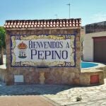 Entrada al pueblo de Pepino. Wikipedia.