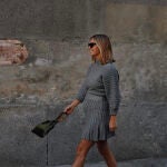Lucía Bárcena con el conjunto de punto viral de Zara.