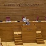 Gabriela Bravo interviene en la Diputación Permanente de Les Corts