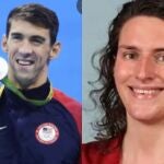 Michel Phelps y Lia Thomas