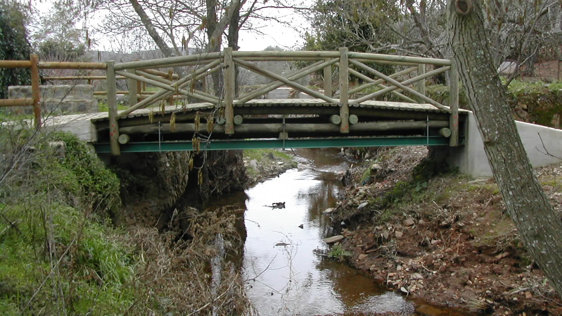Puente Internacional de La Codosera, entre España y Portugal