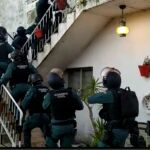 Los agentes, en el momento de acceder a la vivienda de uno de los miembros de la banda