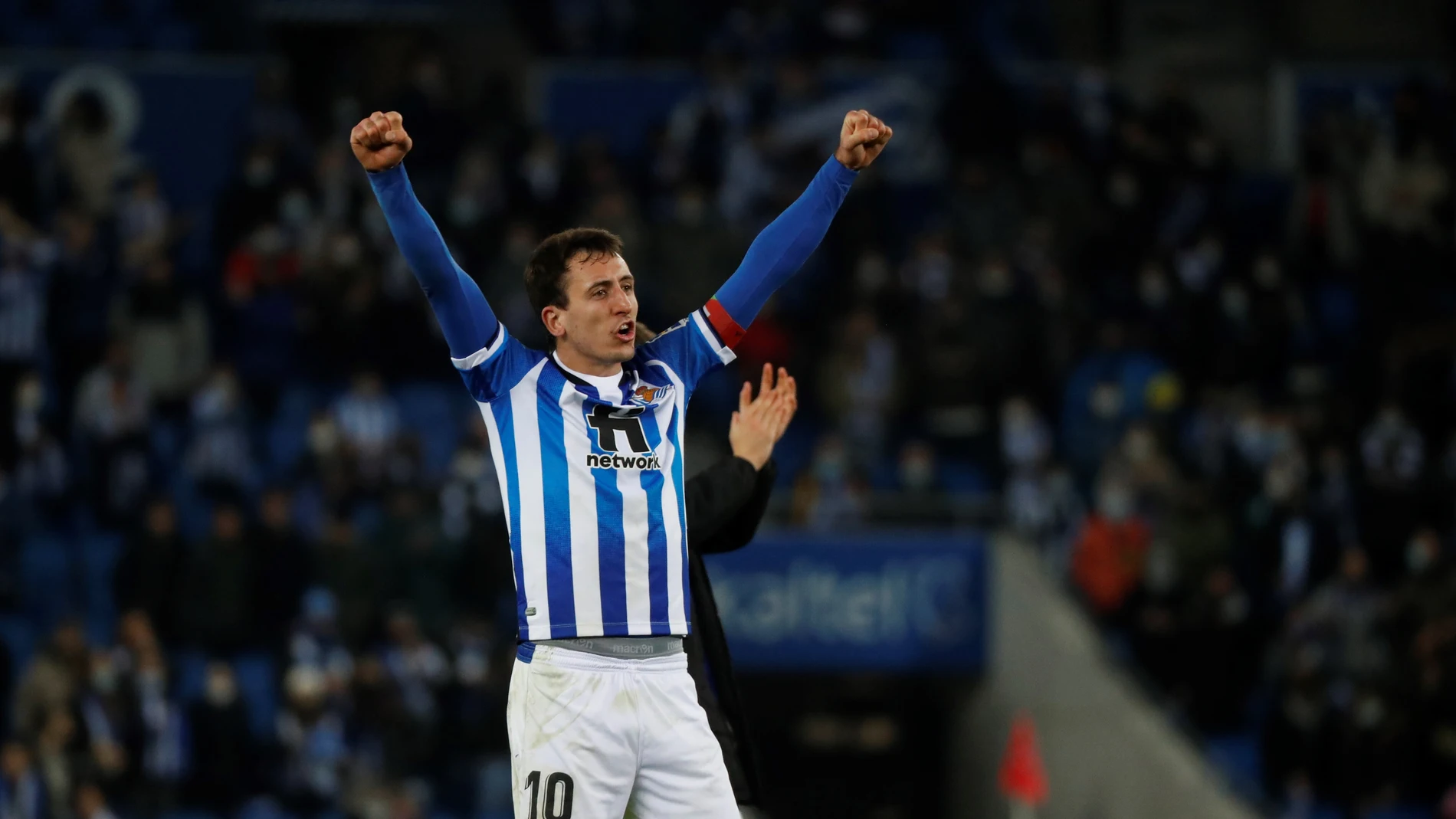 Mikel Oyarzabal con la Real Sociedad.