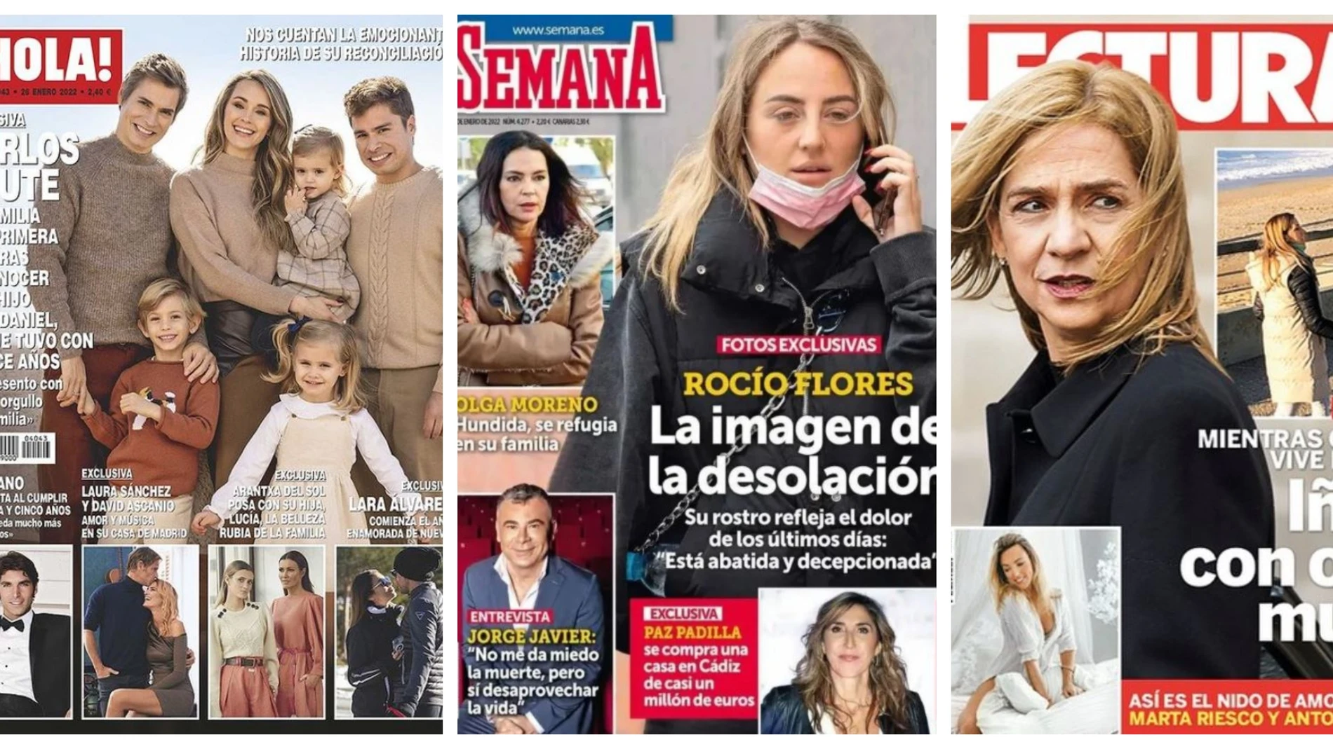 Portadas revistas del corazon 19 enero 2022