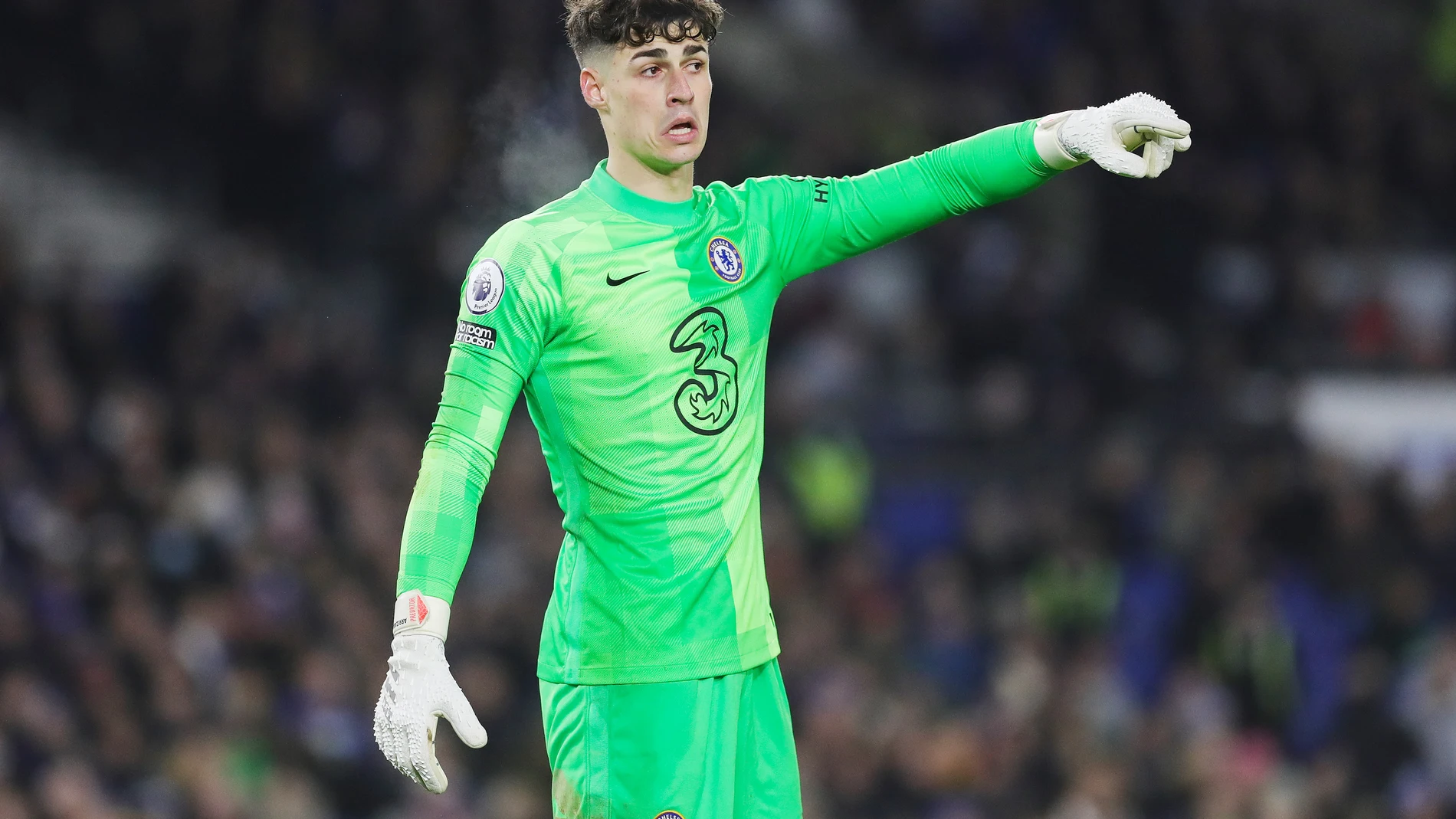Kepa Arrizabalaga con el Chelsea.