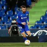 Borja Mayoral con el Getafe.
