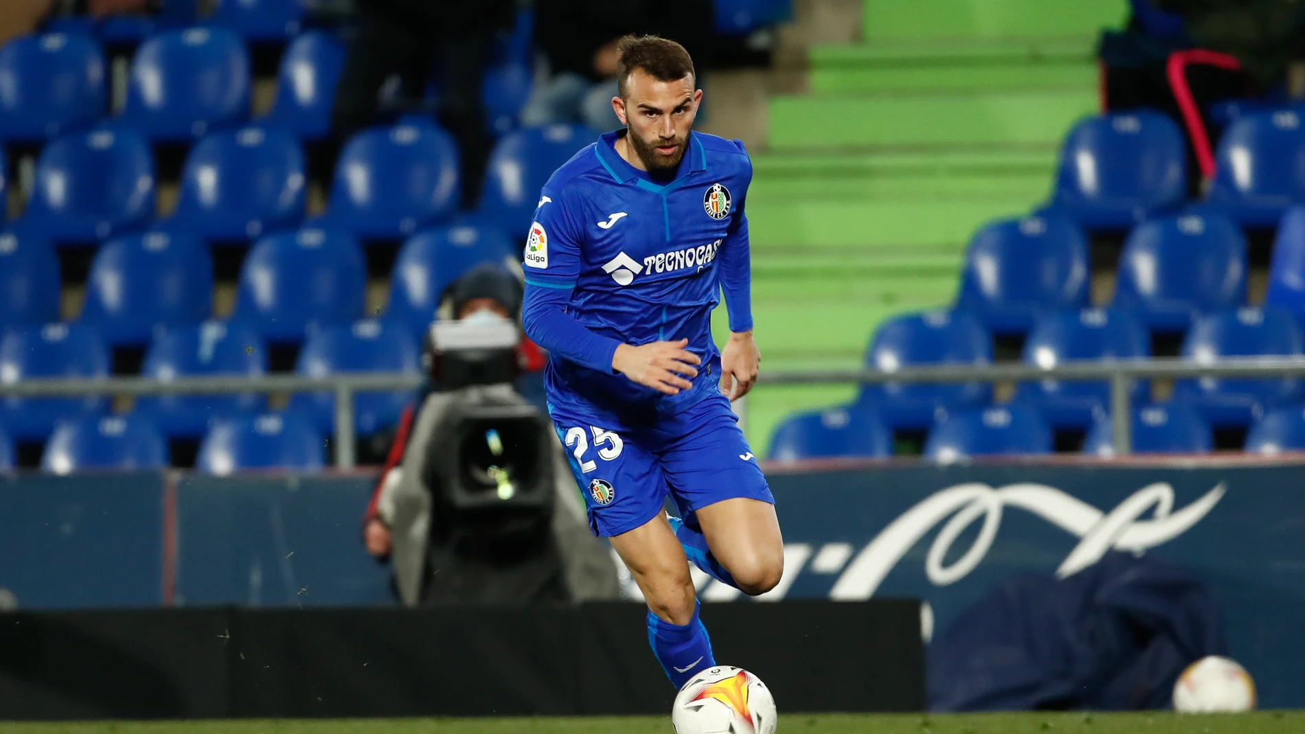 Borja Mayoral con el Getafe.