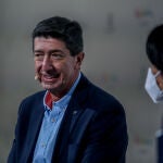 El vicepresidente de la Junta y consejero de Turismo, Juan Marín