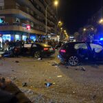 Momento del atropello mortal, en marzo de 2020
