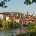 Vista de la ciudad de Maribor (Eslovenia).