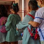 Vuelta al cole en un colegio de Castilla-La Mancha