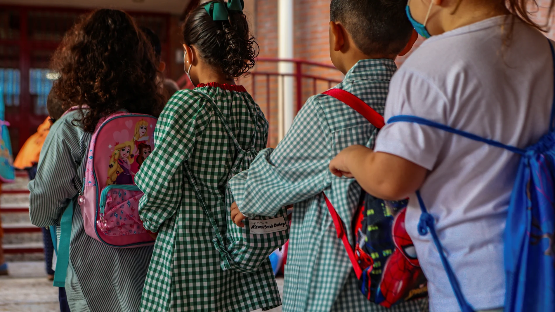 Vuelta al cole en un colegio de Castilla-La Mancha