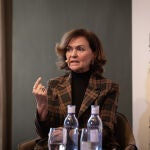 La exvicepresidenta del Gobierno y presidenta de la Comisión de Igualdad del Congreso de los Diputados, Carmen Calvo. David Zorrakino / Europa Press