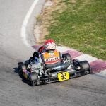 Marc Márquez ha entrenado con un kart en el circuito de El Vendrell