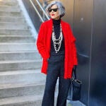 Carmen Gimeno con pantalones de rebajas de Zara.