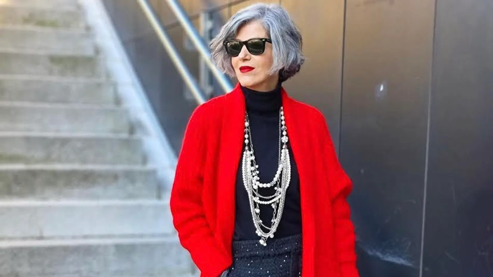 Carmen Gimeno con pantalones de rebajas de Zara.