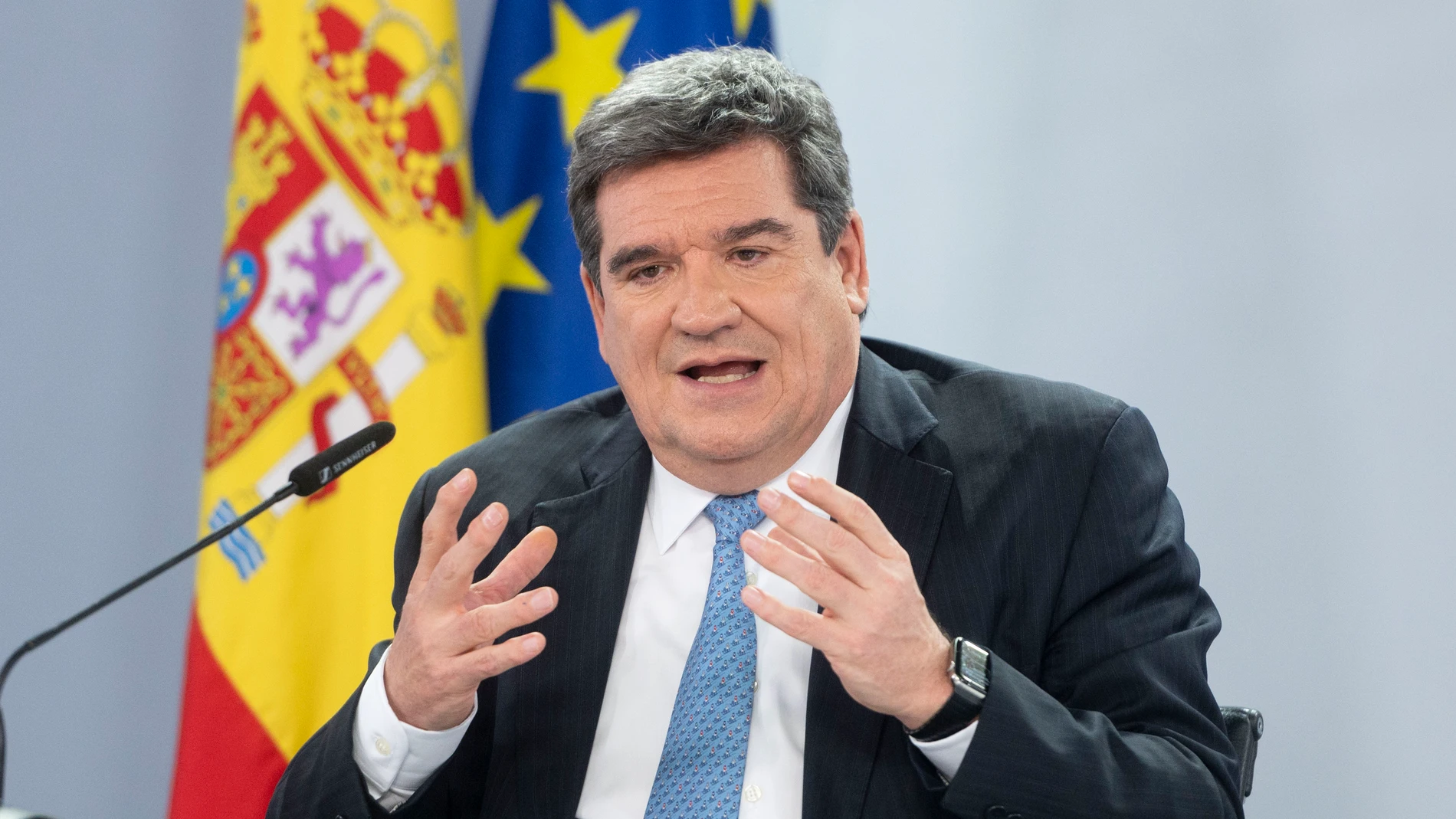 El ministro de Inclusión, Seguridad Social y Migraciones, José Luis Escrivá
