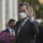 Felipe VI, en Honduras, a finales de enero. (AP Photo/Moises Castillo)