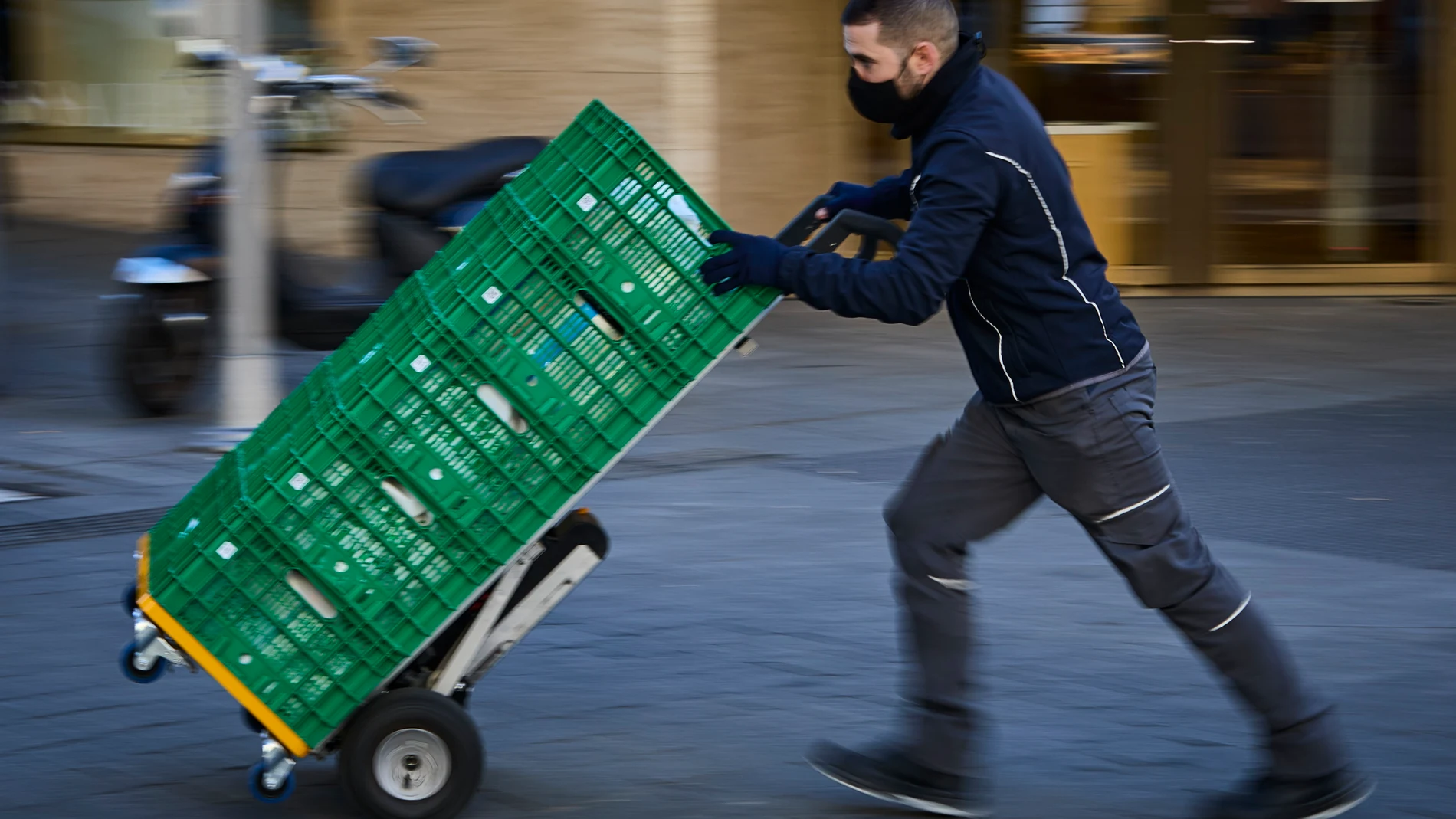 Trabajadores autónomos en las calles de Madrid