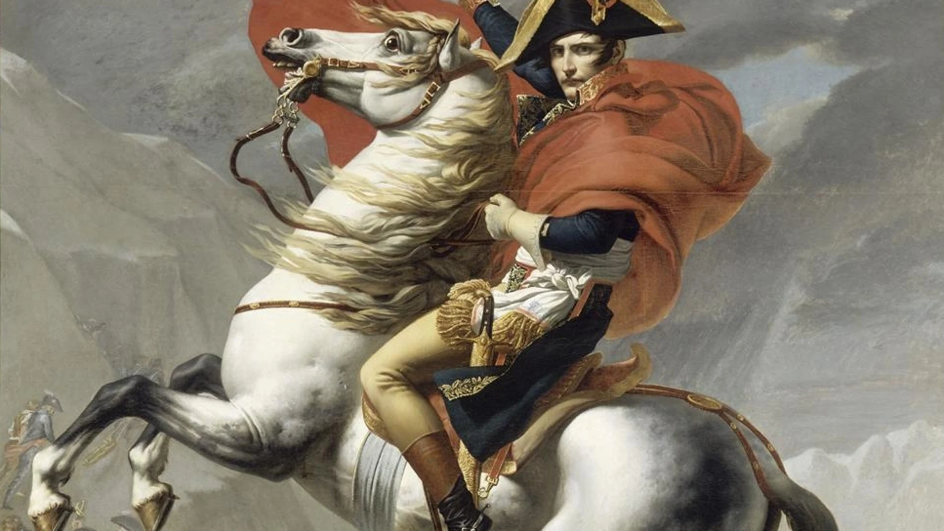 Napoleón cruzando los Alpes