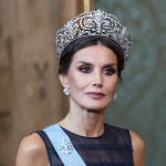 La Tiara de Lis es la más representativa de la Casa Borbón, y la reina Letizia la lució hace poco conmovido de su viaje oficial a Suecia